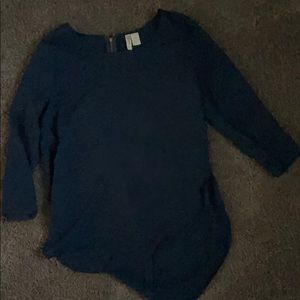 Navy blue blouse